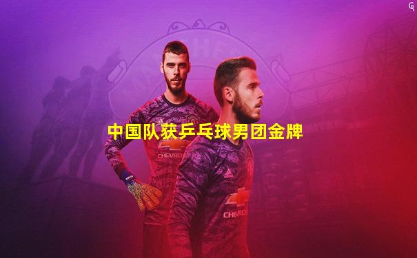 中国队获乒乓球男团金牌